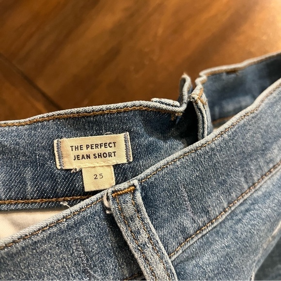 MADEWELL THE PERFECT JEAN SHORT BLUE SIZE 25 - Picture 5 of 6